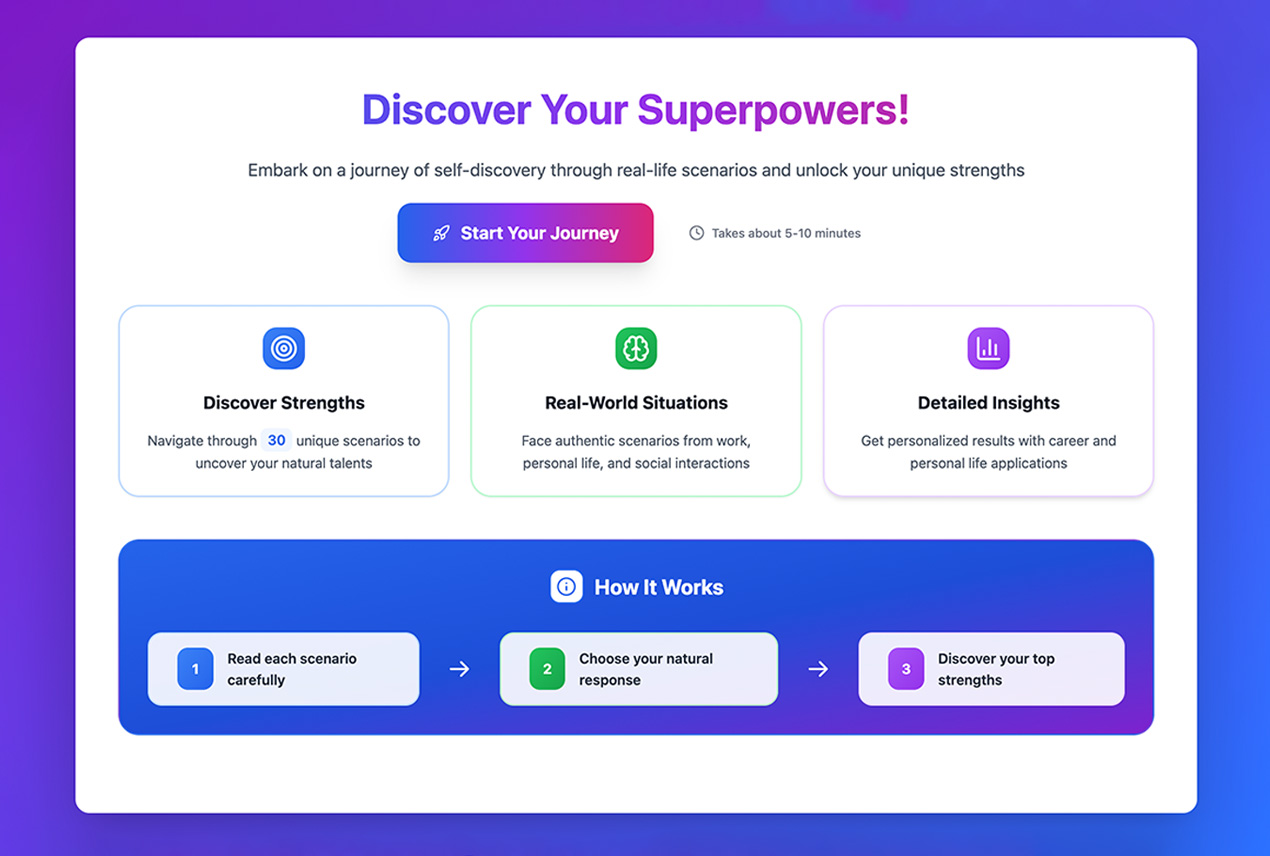 Strength Game - A fun browser-based mini game